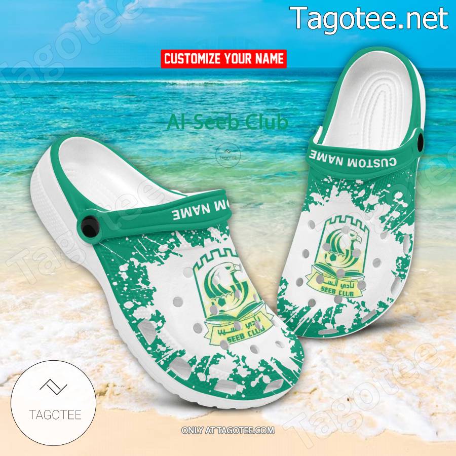 Al-Seeb Club Logo Custom Crocs Clogs - BiShop