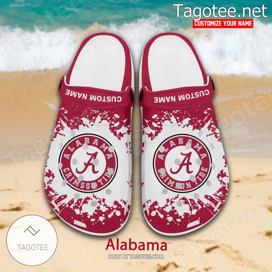 Alabama Logo Custom Crocs Clogs - BiShop a