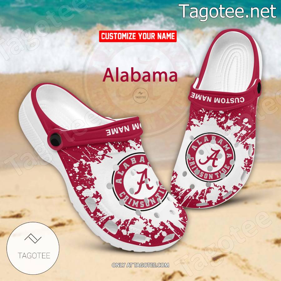 Alabama Logo Custom Crocs Clogs - BiShop