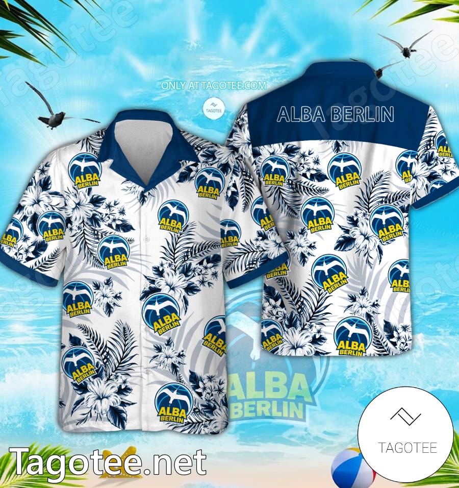 Alba Berlin Logo Hawaiian Shirt And Shorts - EmonShop