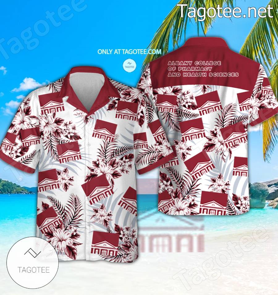 Albany College of Pharmacy and Health Sciences Logo Hawaiian Shirt And Shorts - BiShop