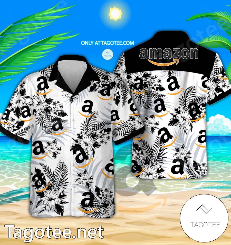 Amazon Logo Hawaiian Shirt And Shorts - EmonShop