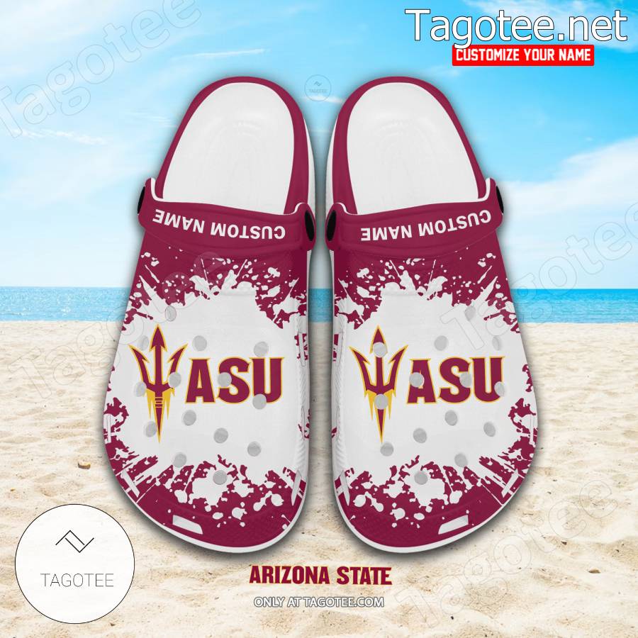 Arizona State Logo Custom Crocs Clogs - BiShop a