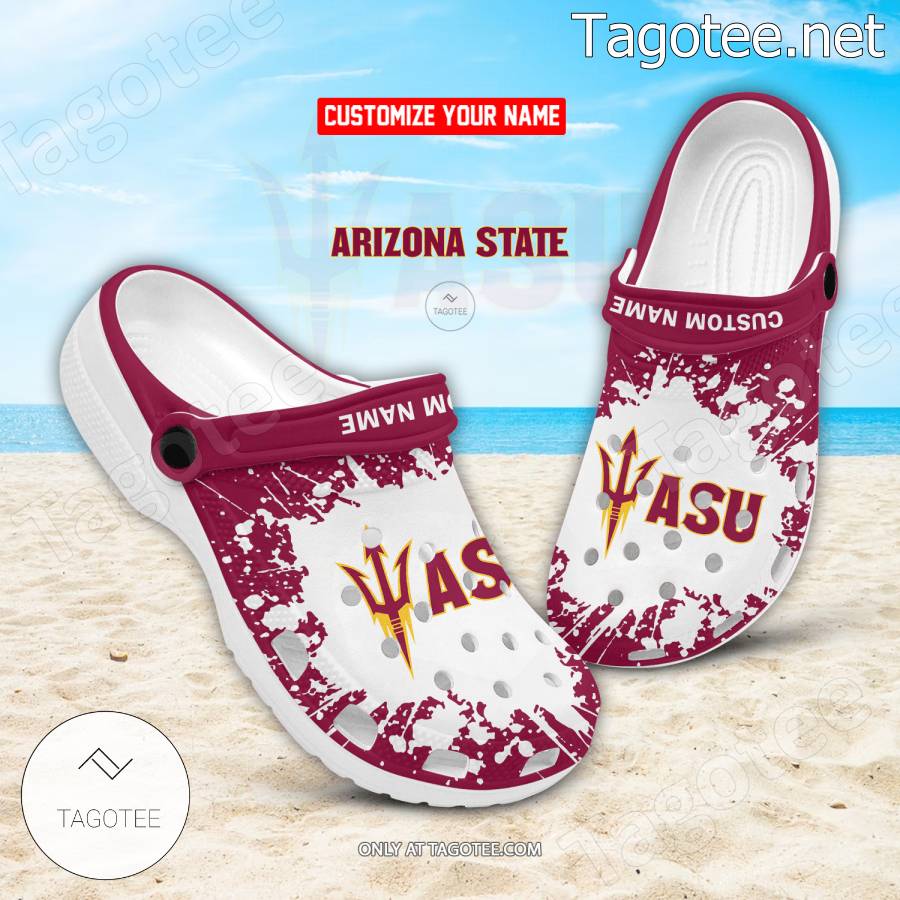 Arizona State Logo Custom Crocs Clogs - BiShop