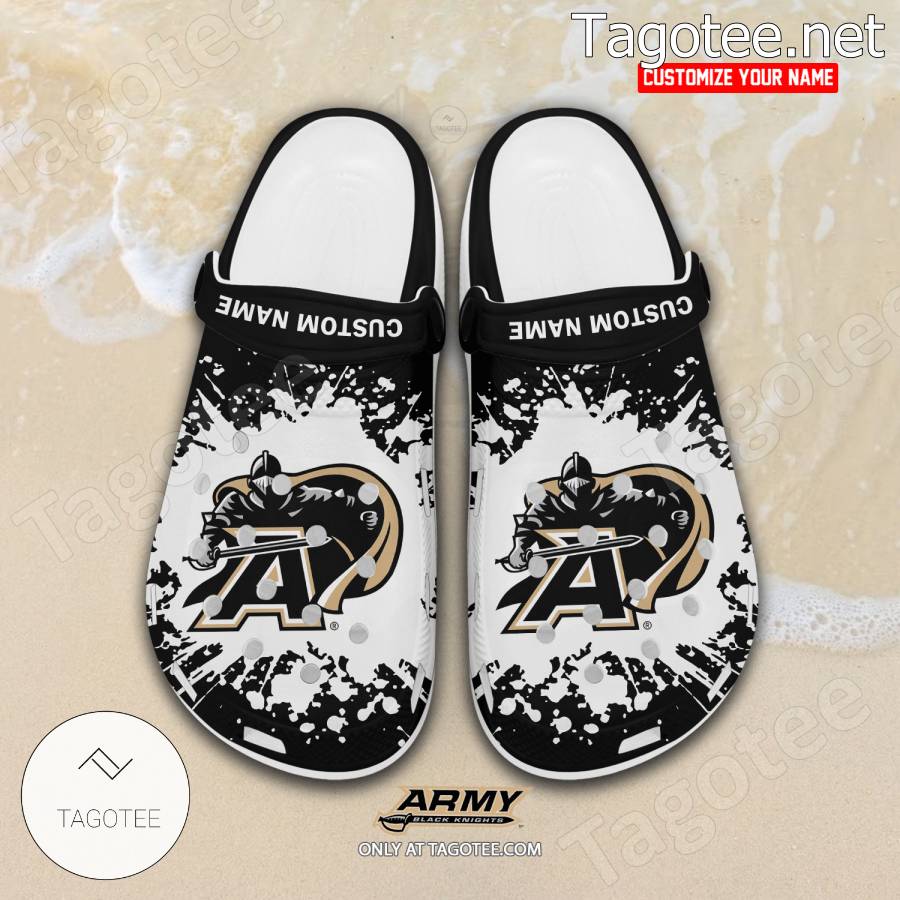 Army Black Knights Logo Custom Crocs Clogs - BiShop a