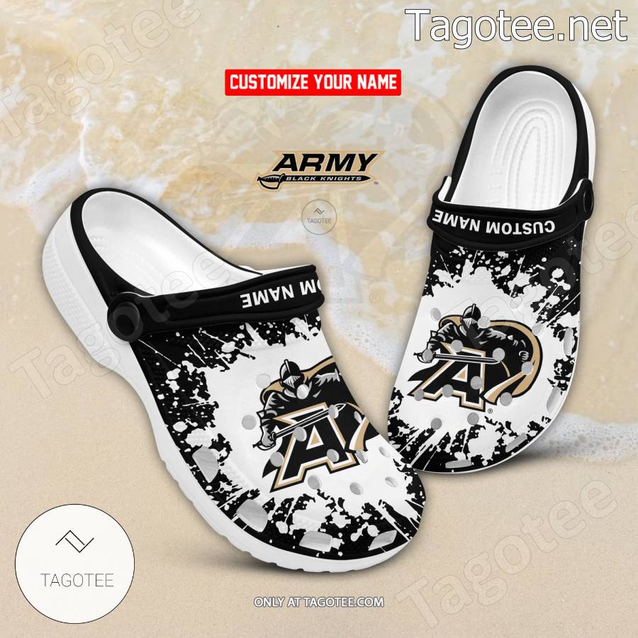 Army Black Knights Logo Custom Crocs Clogs - BiShop