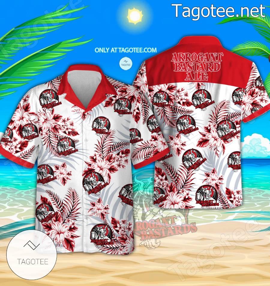 Arrogant Bastard Logo Hawaiian Shirt And Shorts - EmonShop