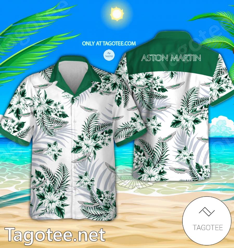 Aston Martin Logo Hawaiian Shirt And Shorts - EmonShop