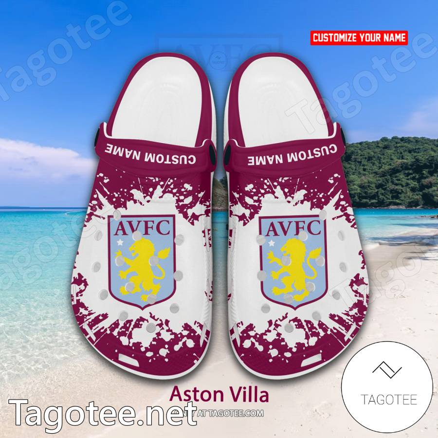 Aston Villa Custom Crocs Clogs - BiShop a