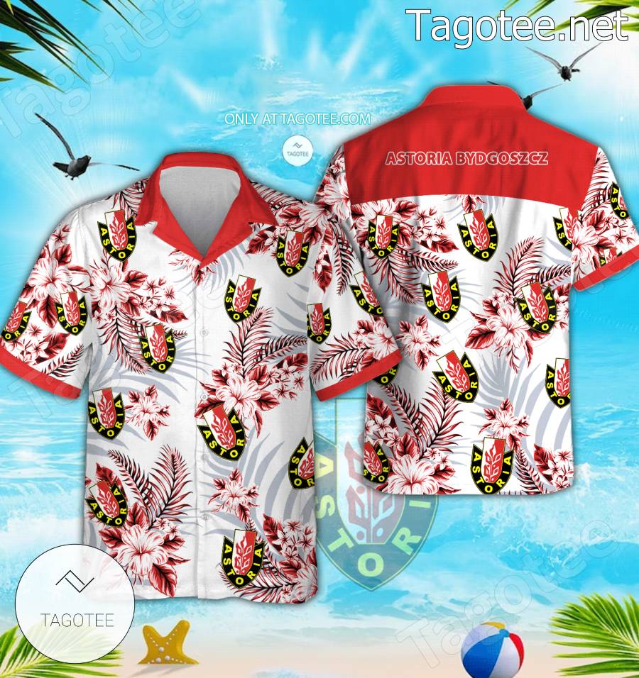 Astoria Bydgoszcz Logo Hawaiian Shirt And Shorts - EmonShop