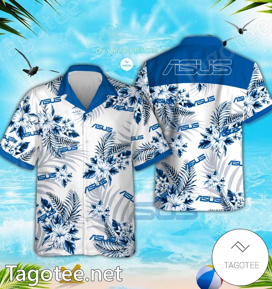 Asus Logo Hawaiian Shirt And Shorts - EmonShop