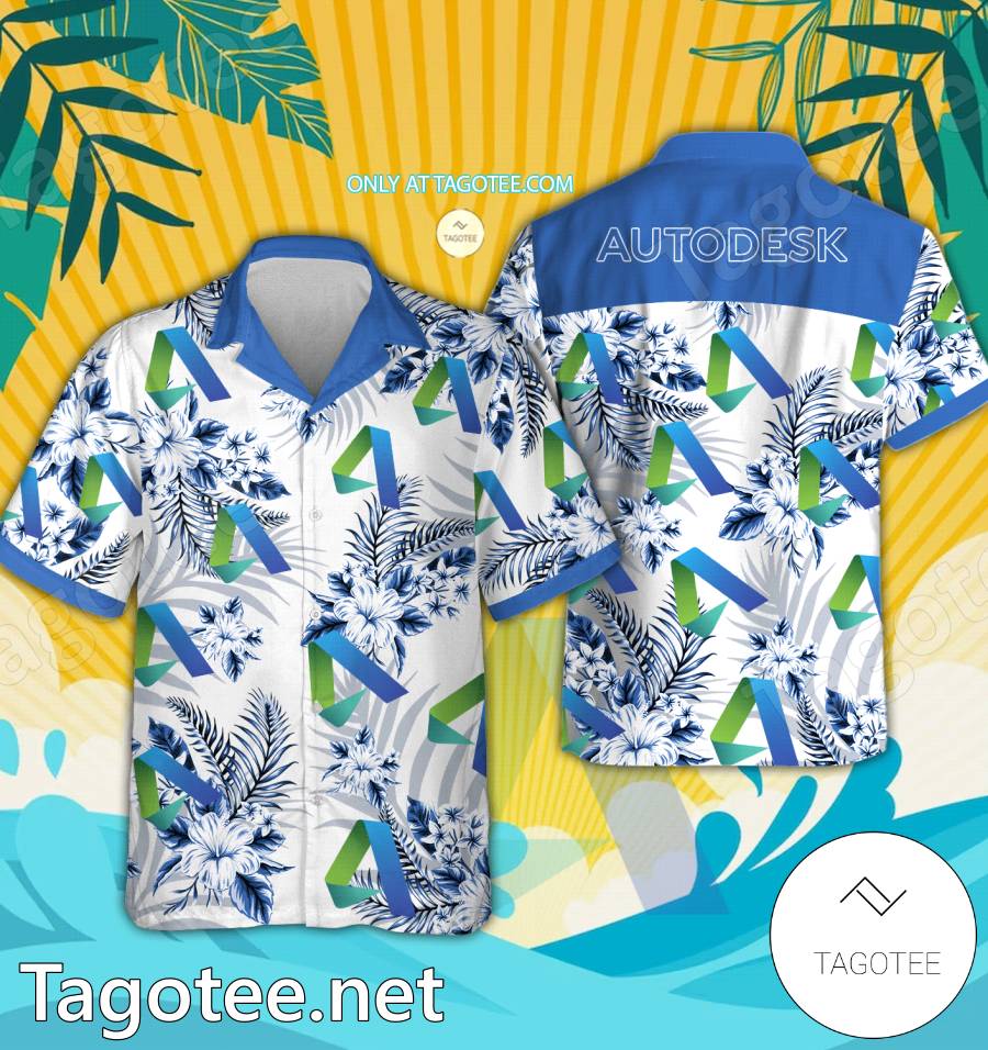 Autodesk Logo Hawaiian Shirt And Shorts - EmonShop