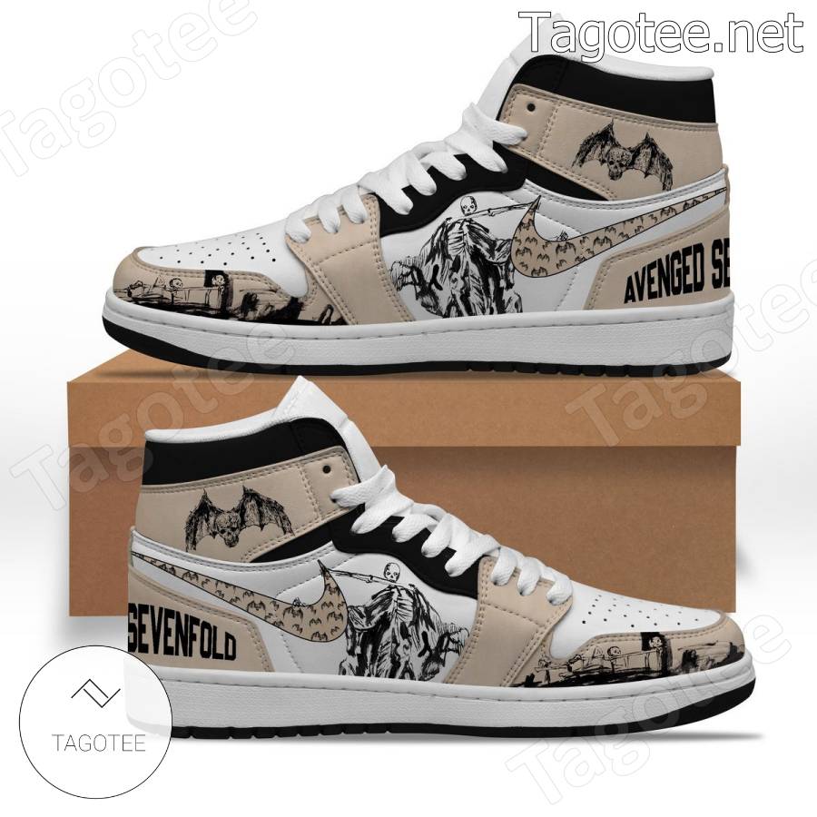 Avenged Sevenfold Air Jordan High Top Shoes a