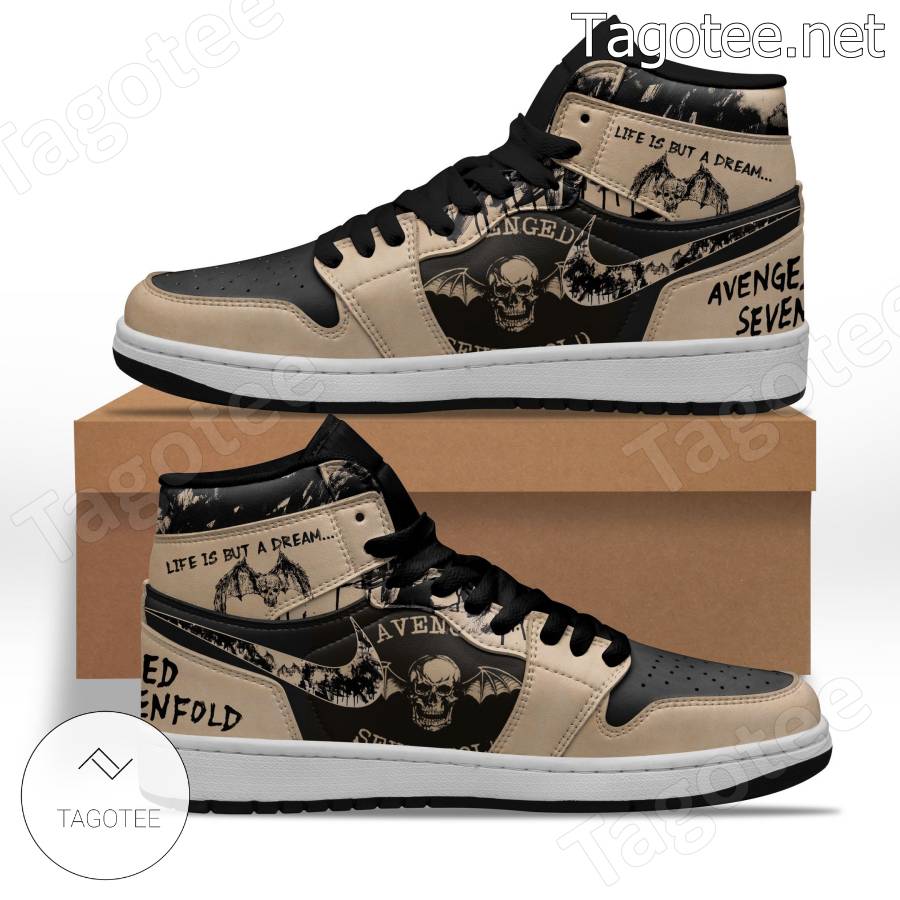 Avenged Sevenfold Life Is But A Dream Air Jordan High Top Shoes a