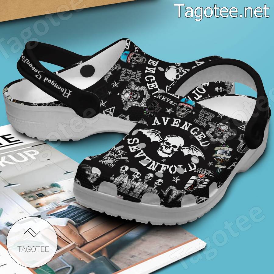 Avenged Sevenfold Skull Crocs Clogs