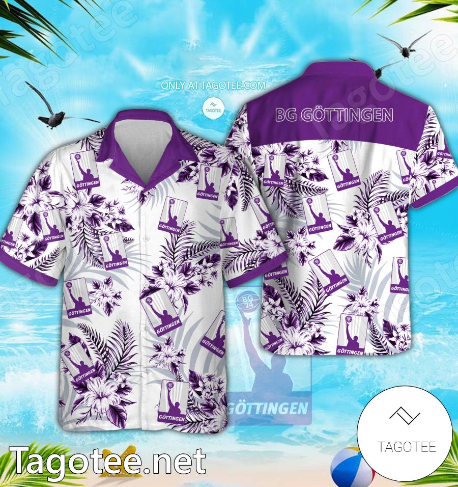 BG Gottingen Logo Hawaiian Shirt And Shorts - EmonShop