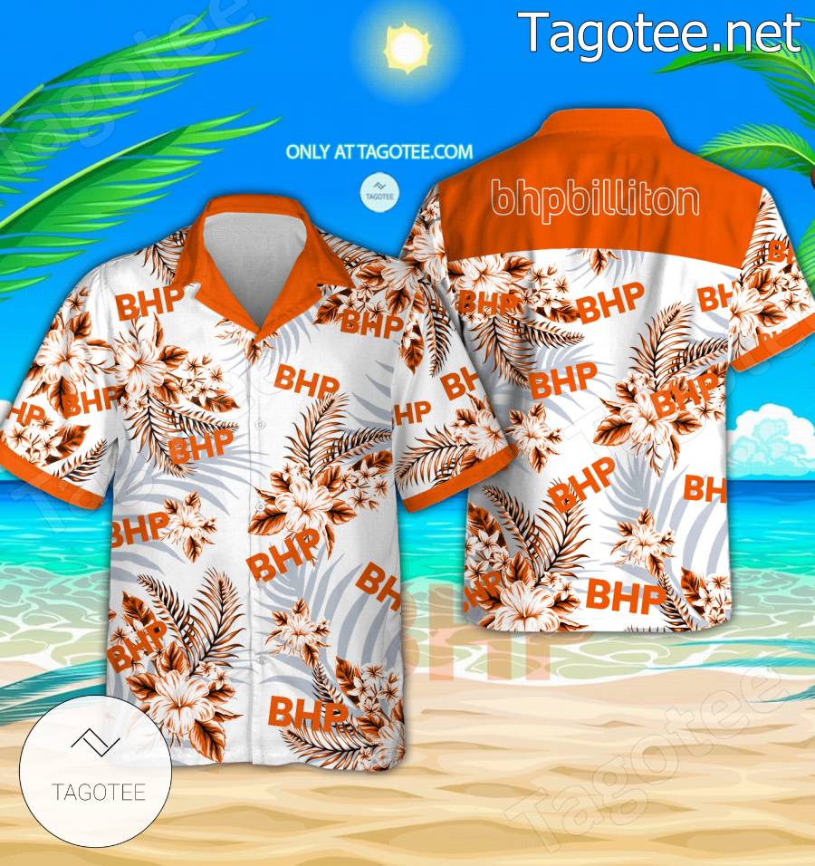 BHP Billiton Logo Hawaiian Shirt And Shorts - BiShop