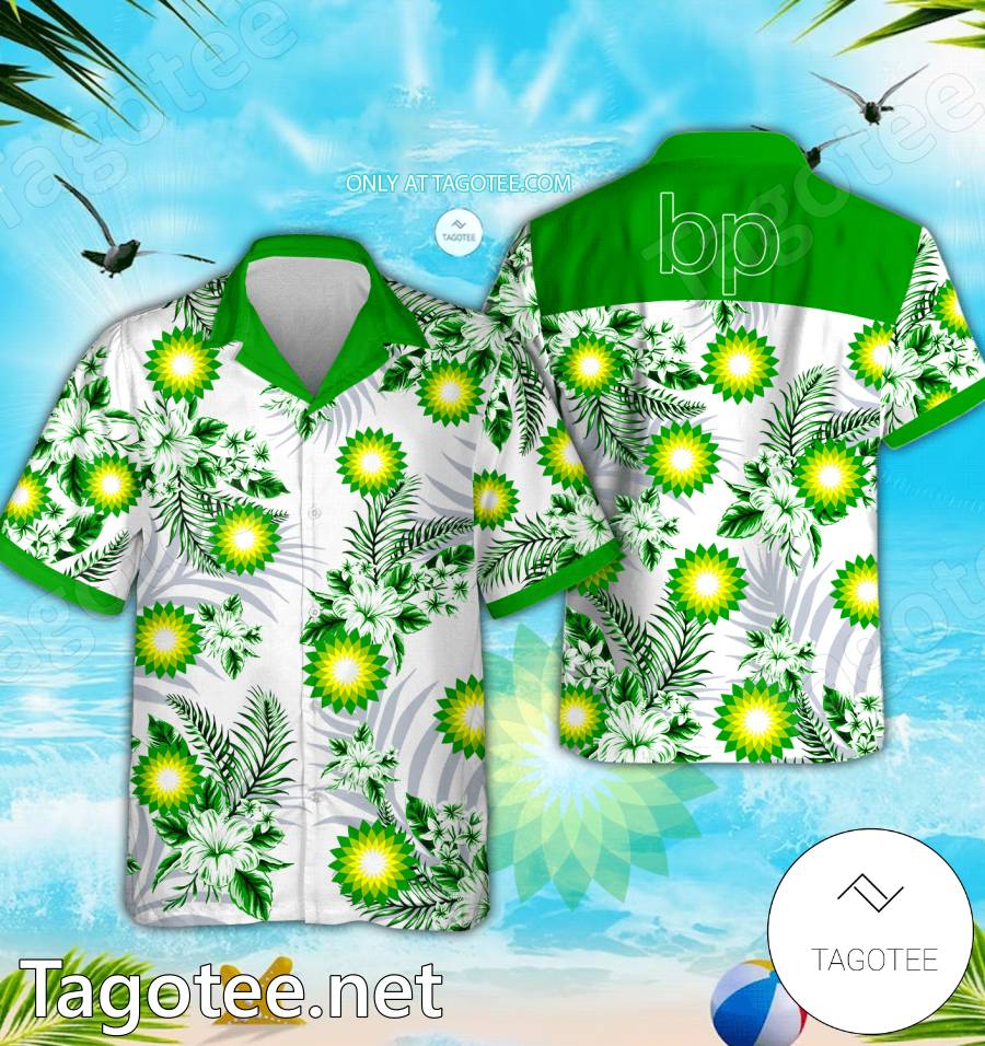 BP Logo Hawaiian Shirt And Shorts - EmonShop