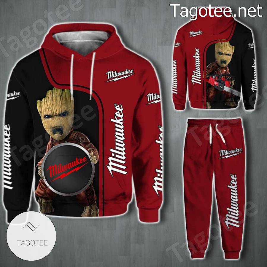 Baby Groot Milwaukee Hoodie And Pants