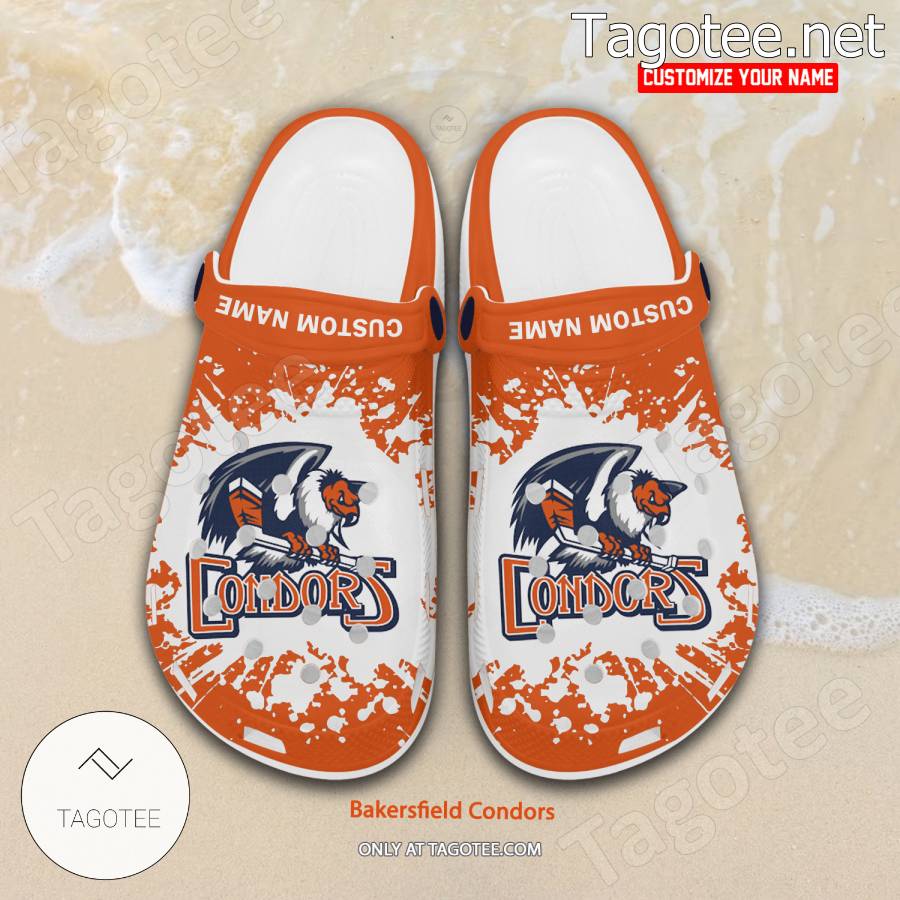 Bakersfield Condors Logo Crocs Clogs - BiShop a