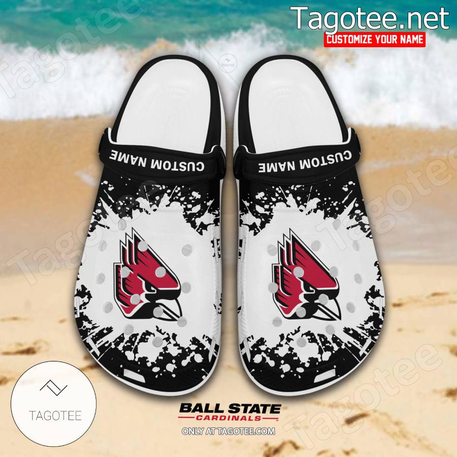 Ball State Logo Custom Crocs Clogs - BiShop a