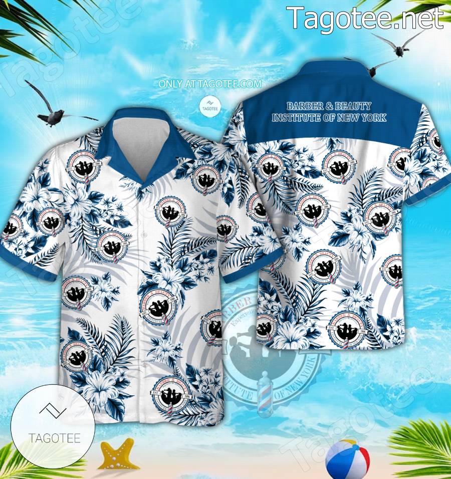 Barber & Beauty Institute of New York Hawaiian Shirt And Shorts - EmonShop