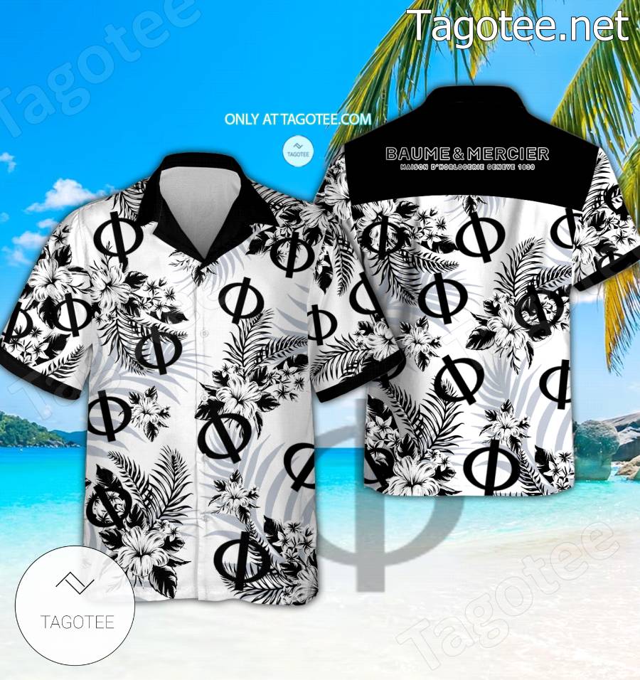 Baume & Mercier Logo Hawaiian Shirt And Shorts - BiShop