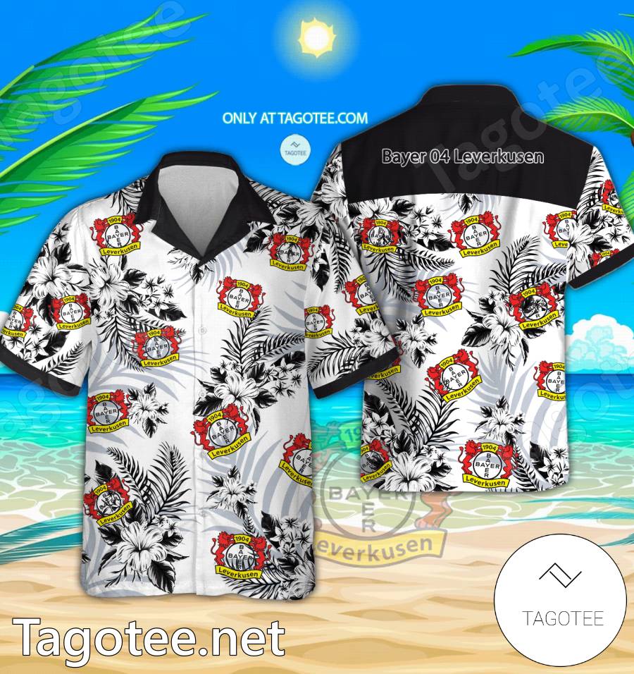 Bayer 04 Leverkusen Logo Hawaiian Shirt And Shorts - BiShop