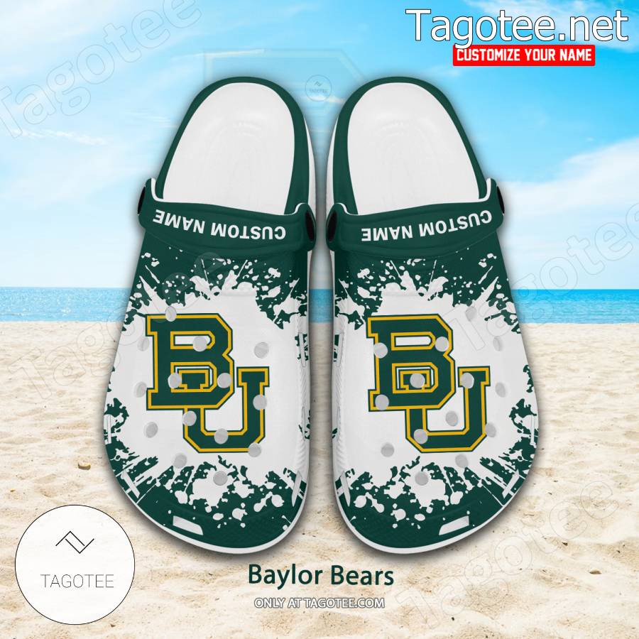 Baylor Bears Logo Custom Crocs Clogs - BiShop a