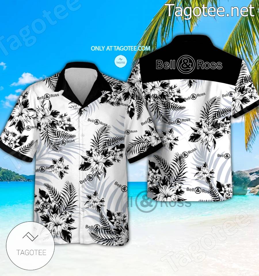 Bell & Ross Logo Hawaiian Shirt And Shorts - EmonShop