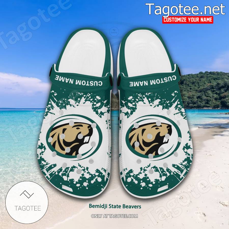 Bemidji State Beavers Logo Crocs Clogs - BiShop a