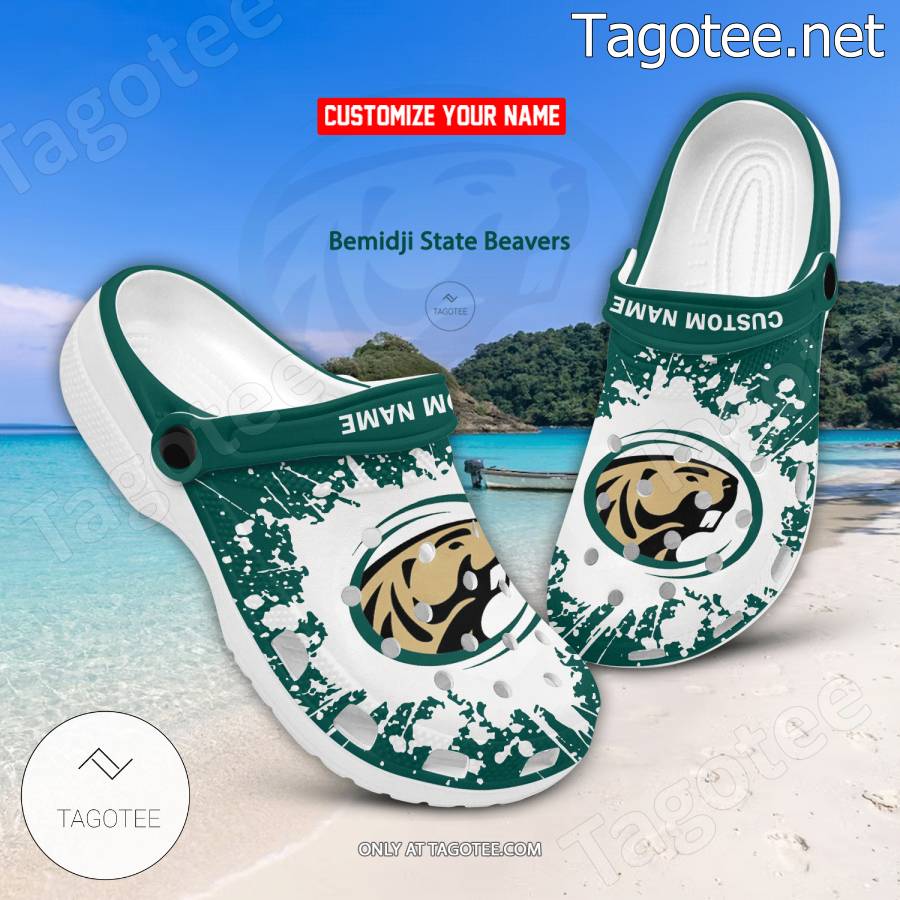 Bemidji State Beavers Logo Crocs Clogs - BiShop