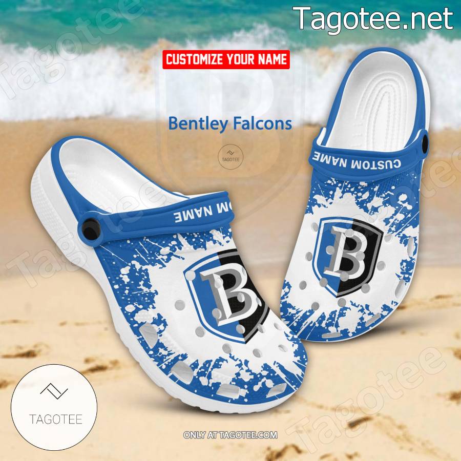 Bentley Falcons Logo Crocs Clogs - BiShop