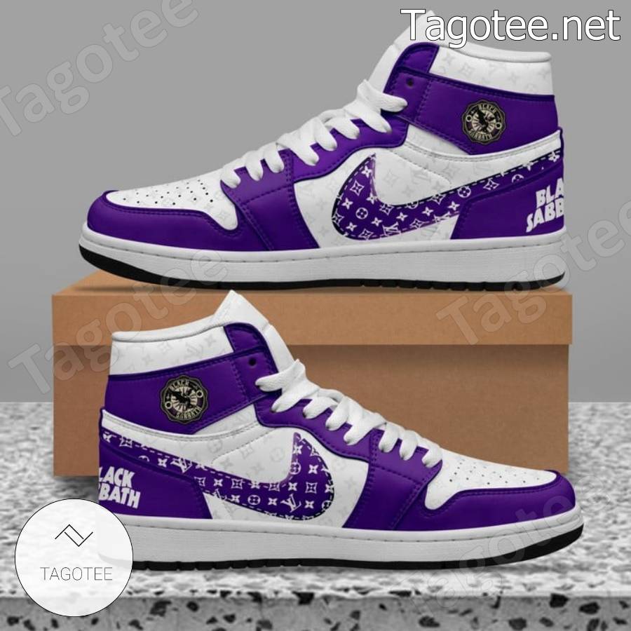 Black Sabbath Louis Vuitton Air Jordan High Top Shoes