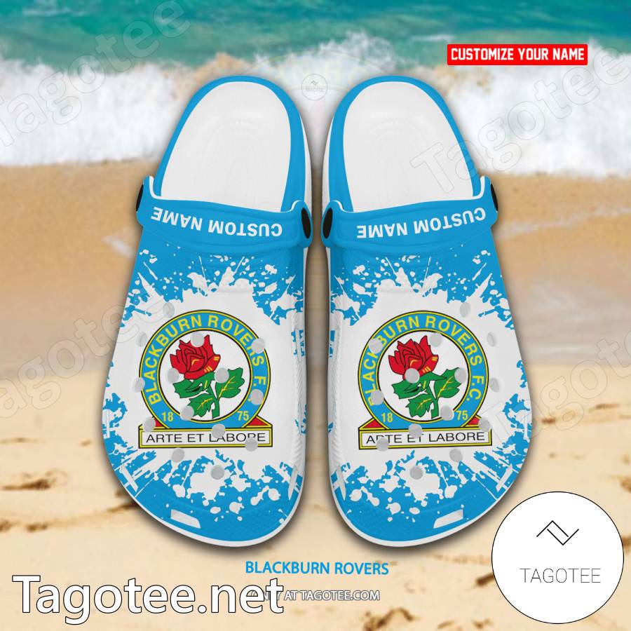 Blackburn Rovers Custom Crocs Clogs - BiShop a