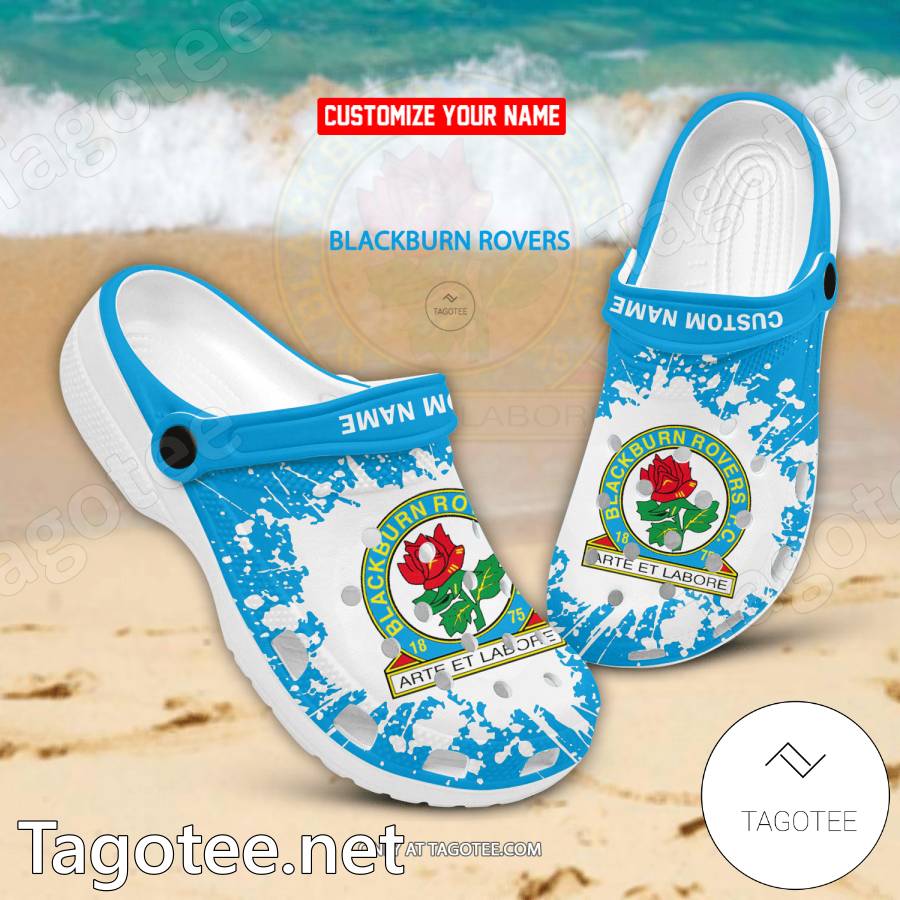 Blackburn Rovers Custom Crocs Clogs - BiShop