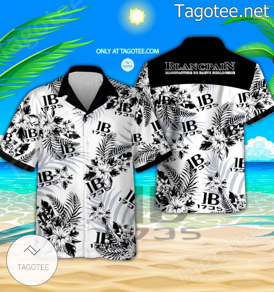 Blancpain Logo Hawaiian Shirt And Shorts - BiShop