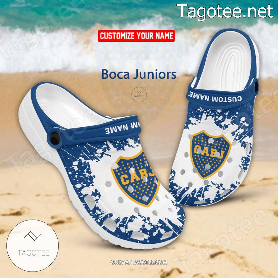 Boca Juniors Logo Custom Crocs Clogs - BiShop