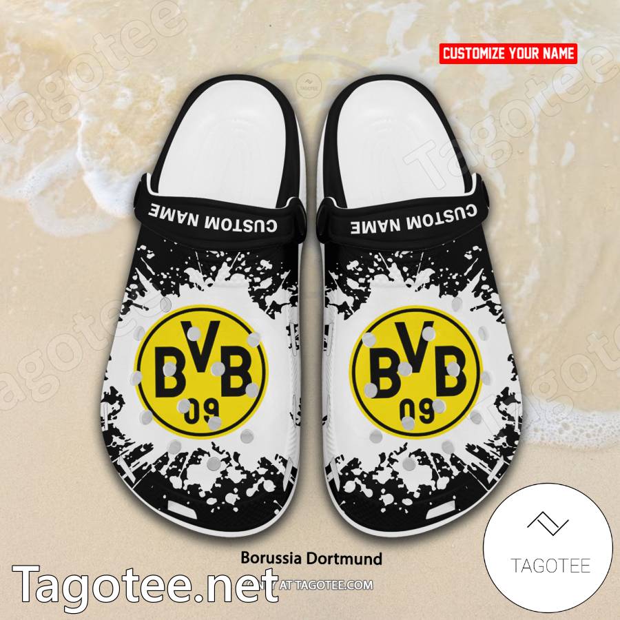 Borussia Dortmund Custom Crocs Clogs - BiShop a