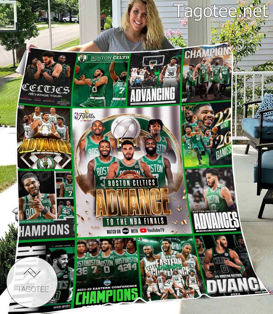 Boston Celtics Advance To The Nba Finals Blanket