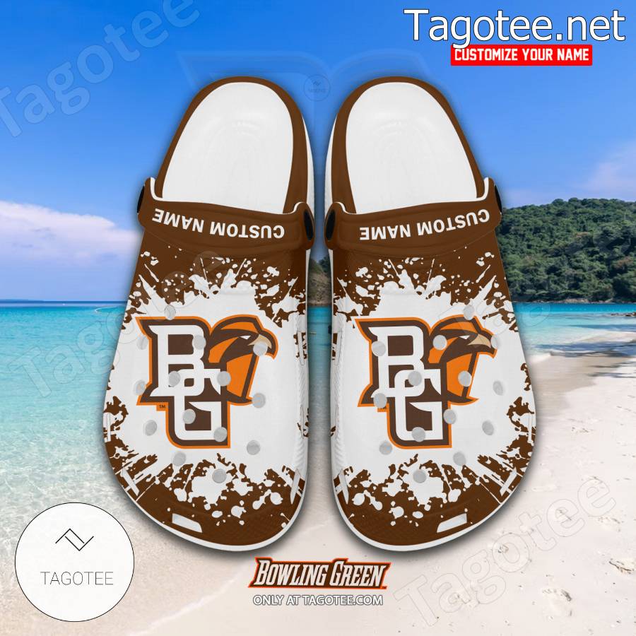 Bowling Green Logo Custom Crocs Clogs - BiShop a