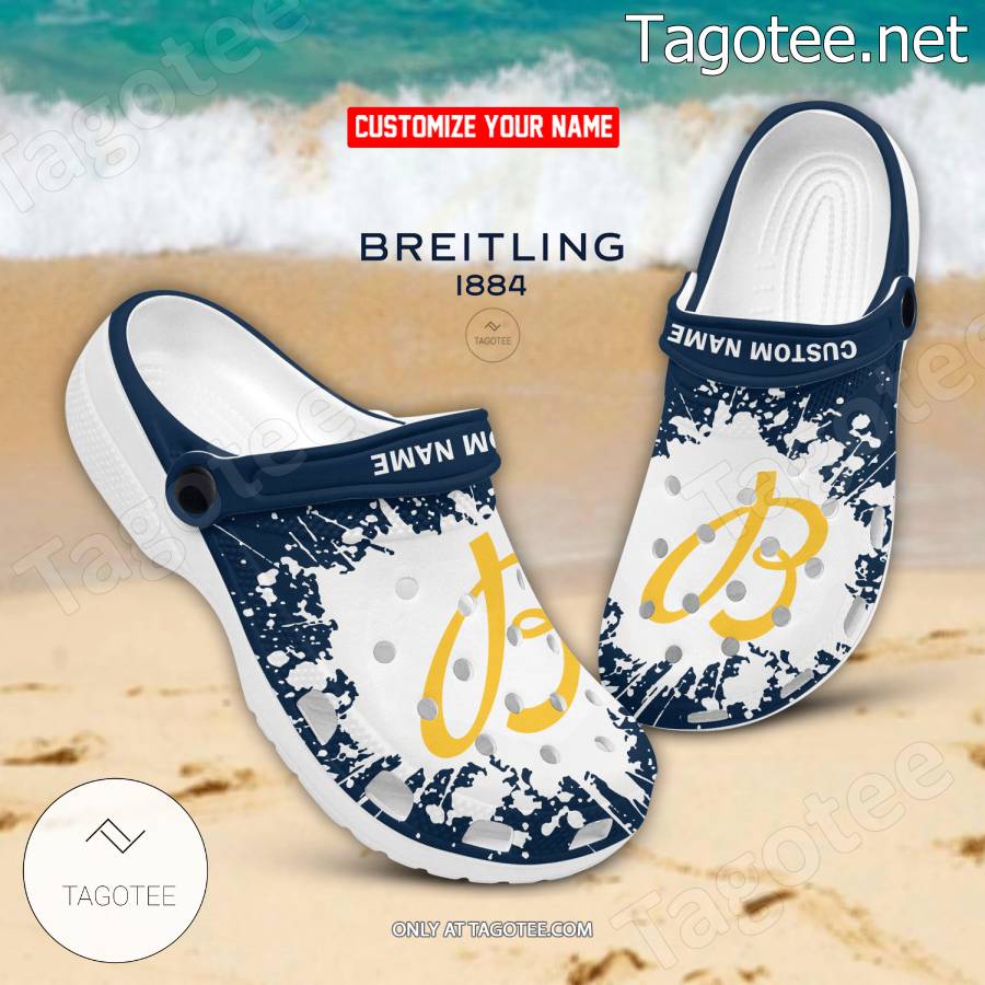 Breitling Watch Logo Crocs Clogs - BiShop