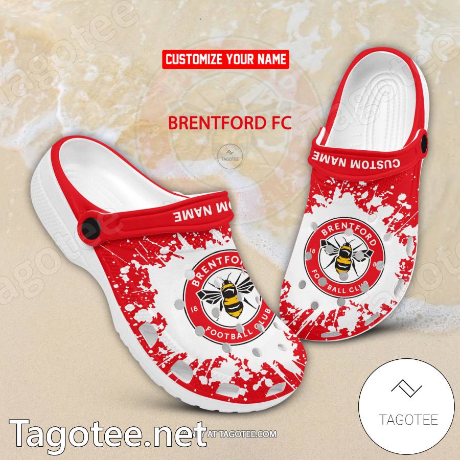 Brentford FC Custom Crocs Clogs - BiShop