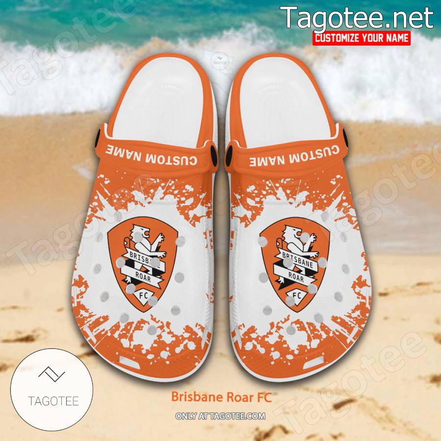 Brisbane Roar Custom Crocs Clogs - BiShop a