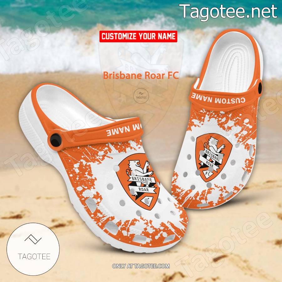 Brisbane Roar Custom Crocs Clogs - BiShop