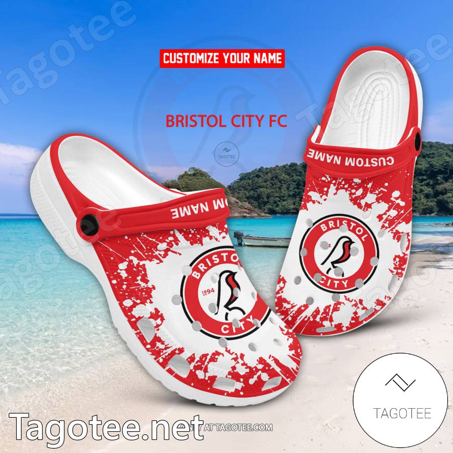 Bristol City FC Custom Crocs Clogs - BiShop