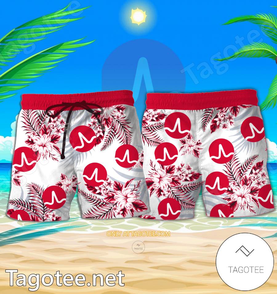 Broadcom Logo Hawaiian Shirt And Shorts - EmonShop a