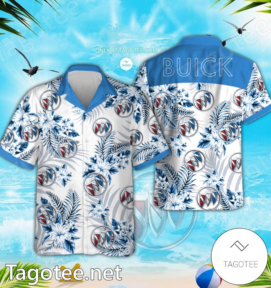 Buick Logo Hawaiian Shirt And Shorts - EmonShop