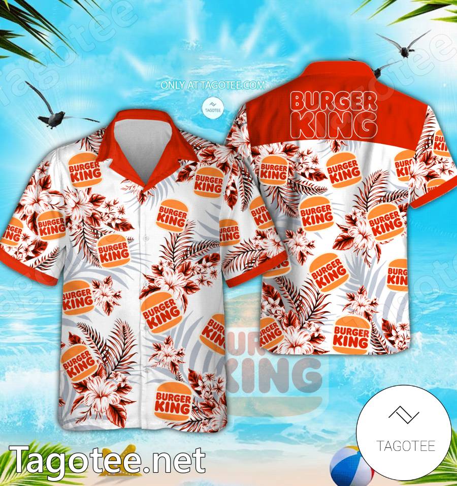 Burger King Logo Hawaiian Shirt And Shorts - EmonShop