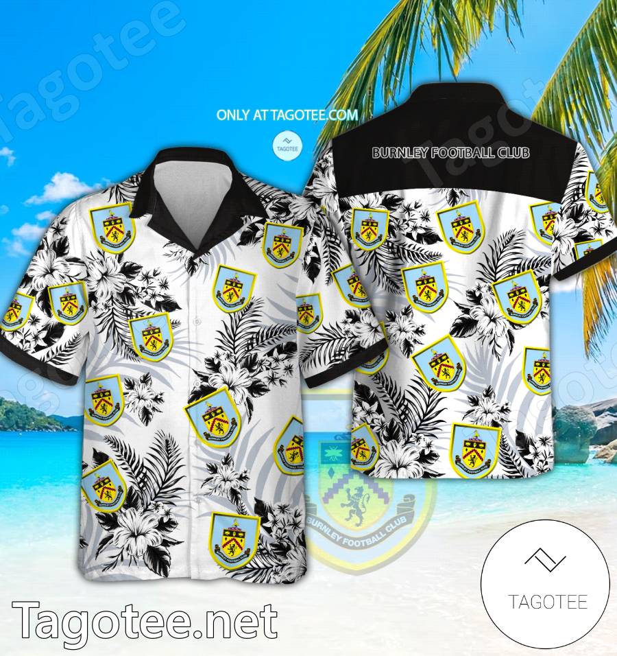 Burnley Football Club Logo Hawaiian Shirt And Shorts - BiShop